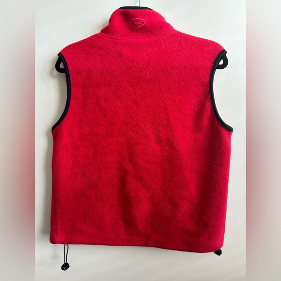 Ouray Sportswear Fleece Red Vest - Picture 4 of 5
